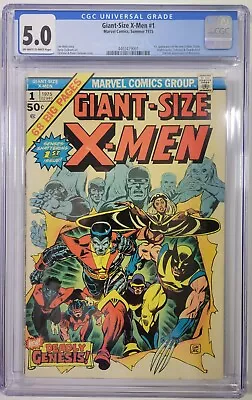 Buy Giant Size X-Men #1 1975 CGC 5.0 OW/W 1st Appearance Storm Nightcrawler Colossus • 1,479.11£