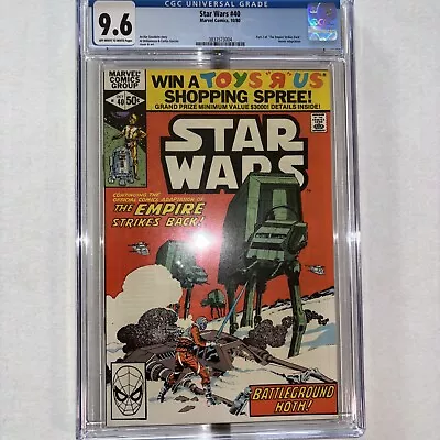 Buy Star Wars #40 CGC 9.6 The Empire Strikes Back - Part 2, 1980 • 47.17£