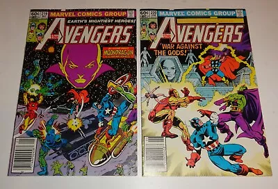 Buy Avengers #219,220 Drax Moondragon Nm 9.4 1982  High Grade • 23.50£