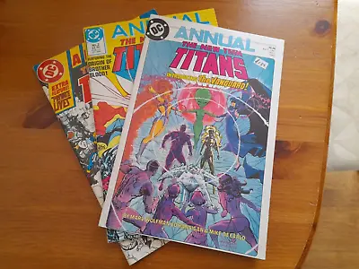 Buy The New Teen Titans Annual #1 #2 #4 1980's Joblot 3 X Annuals • 9.99£