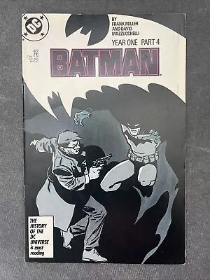 Buy Batman #407 DC 1987 VF Year One • 37.78£