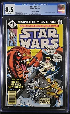 Buy Star Wars #11 CGC 8.5 (Marvel Comics 1978) Newsstand White Pages • 23.98£