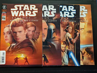 Buy Star Wars Episode 2: Attack Of The Clones #1-4 Complete Set, FREE UK POSTAGE • 25.99£