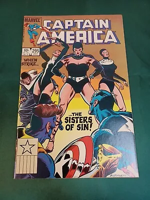 Buy  CAPTAIN AMERICA # 295 (MARVEL 1984) NEWSSTAND 1st Cover SISTERS Of SIN NM- • 10.21£