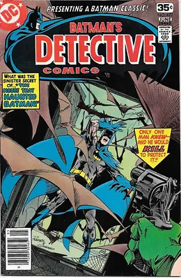 Buy Detective Comics Comic Book #477 Batman DC Comics 1978 FINE+ • 14.24£