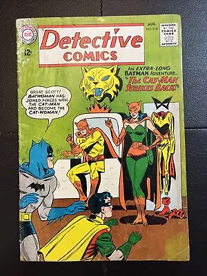 Buy Detective Comics 318 Death Of Cat-Man (Batwoman, Martian Manhunter) Silver 1963! • 39.71£
