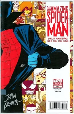 Buy Amazing Spider-man #648 Variant Dynamic Forces Signed John Romita Sr Df Coa #1 • 124.95£