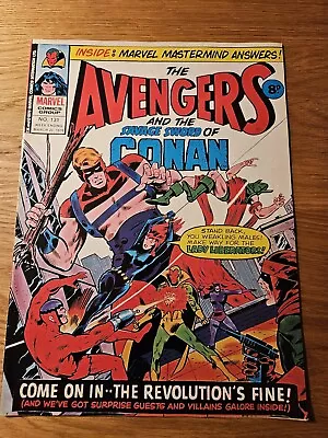 Buy Avengers #131 Marvel UK Magazine 1976 Conan Iron Fist • 9.99£