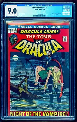 Buy Tomb Of Dracula 1 Cgc 9.0 Neal Adams Cover 4/1972 💥 20% Off Sale • 693.87£
