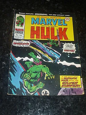 Buy Mighty World Of MARVEL Starring The INCREDIBLE HULK - No 104 - Date 28/09/1974 • 13.49£