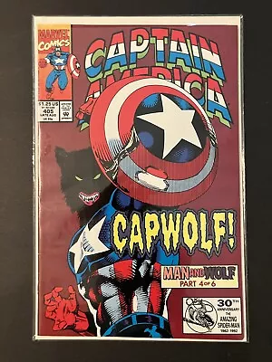 Buy Captain America #405 (marvel 1992) 1st Appearance Of Capwolf 🔑 Nice Copy! 🔥 • 3.21£