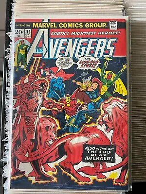 Buy Avengers #112 VFN 1973 *FIRST APPEARANCE MANTIS* CENTS COPY • 49.99£