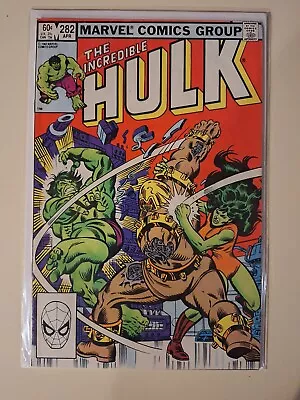 Buy INCREDIBLE HULK #282 1st She-Hulk Team Up • 10.39£