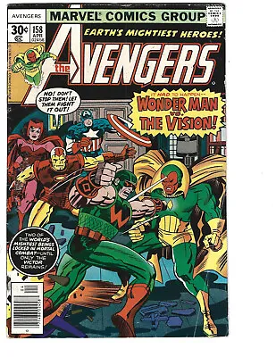 Buy Avengers #158 (4/77) VG (4.0) 1st Graviton! Buscema Art! Great Bronze Age! • 4.41£
