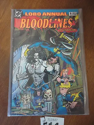 Buy LOBO Annual #1 Bloodlines Outbreak - DC Comic 1993 VFNM • 2.95£