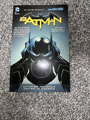 Buy Batman Vol 4 Zero Year - Secret City | New 52 | By Snyder & Capullo • 10£