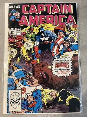 Buy Marvel Comics Captain America #352 1989 1st Appearance Supreme Soviets - Key • 19.99£