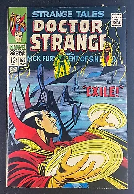Buy Strange Tales (1951) #168 VG/FN (5.0) Last Doctor Strange Nick Fury Yandroth App • 19.70£