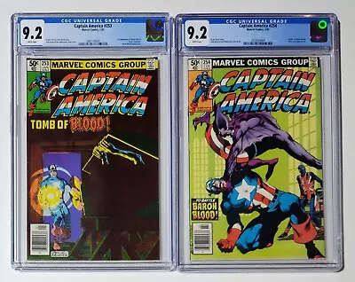 Buy Captain America Set, Byrne/Stern, Baron Blood, CGC 9.2, White Pages • 139.91£