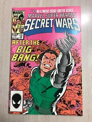 Buy Marvel Super Heroes Secret Wars 12 Nm+ Or Better White Pages 1985 • 15.99£