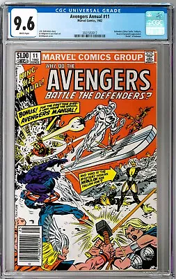 Buy Avengers Annual #11 CGC 9.6 (1982, Marvel) Al Milgrom Cover, Defenders App. • 61.06£