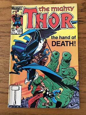 Buy MARVEL COMICS The Mighty Thor #343  May 1984 The Hand Of Death New. • 4.95£