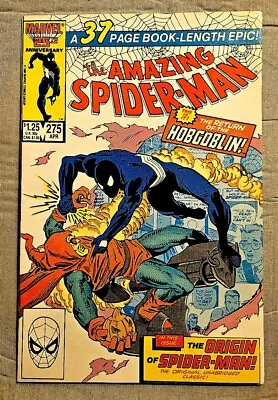 Buy The Amazing Spider-Man #275 (1986) VF/NM Hobgoblin & Kingpin, Ron Frenz Art • 41.97£