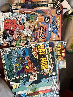 Buy Dc Comics Bundle Job Lot(14)1988 Batman, Flash, Mixed Issues Staring From 3 -399 • 19.95£
