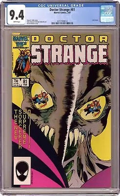 Buy Doctor Strange #81 CGC 9.4 1987 4211939014 • 49.06£