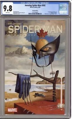 Buy Amazing Spider-Man #592b CGC 9.8 6/09 Variant 1st App Cameo Of Red 🩸Vulture 🦅 • 319.80£