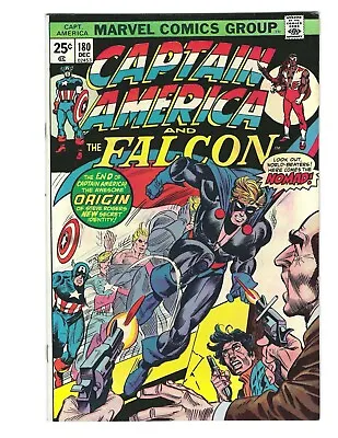 Buy Captain America #180 1974 VF+ Beauty Falcon 1st Nomad!  Combine Shipping • 63.34£