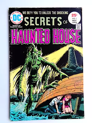 Buy Dc Comics.secrets Of Haunted House  # 1 May 1975 Alex Nino  Back Up Story Art • 14£