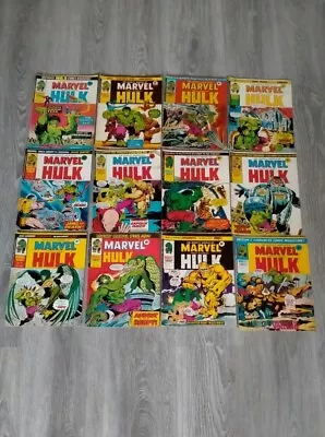 Buy X12 Hulk Marvel 1975 Comic Bundle 157 160 162 163 164 165 167 170 171 172 173 + • 27.50£