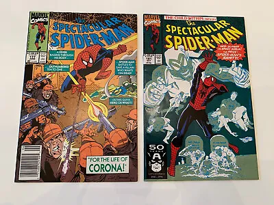 Buy The Spectacular Spider-Man # 177 And 181 (1991) / Green Goblin / 2 Comic Lot • 7.10£