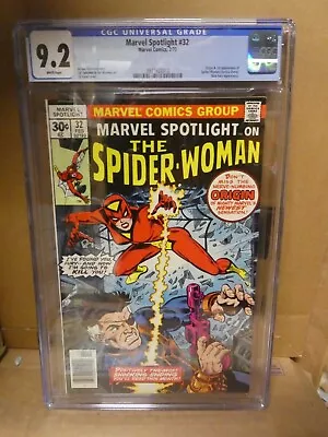 Buy Marvel Spotlight Comics Spiderwoman CGC 9.2 1st Appearance 1977 White Pages • 499.99£