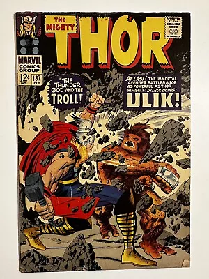 Buy The Mighty Thor #137 Silver Age Thor 1967 1st App Ulik The Troll! 🔑 • 11.80£
