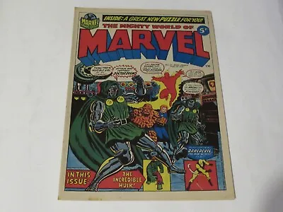 Buy The Mighty World Of Marvel No 21/The Incredible Hulk/The Fantastic Four/Stan Lee • 4.90£