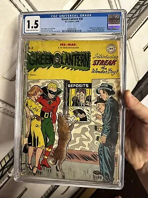 Buy Golden Age Green Lantern #30 (1948) First Streak The Wonder Dog! CGC 1.5 • 1,268.78£