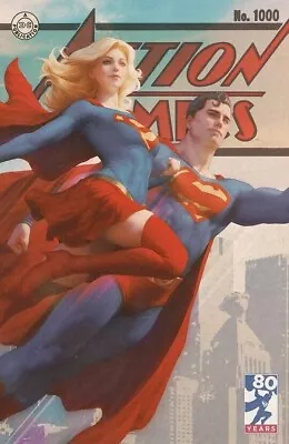 Buy Action Comics #1000 Artgerm Exclusive Vintage Variant Nm Superman Supergirl Lois • 48.14£
