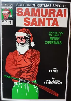 Buy Solson Christmas Special Samurai Santa 1 1986 1st Published Jim Lee Art 6.0 Fine • 51.97£