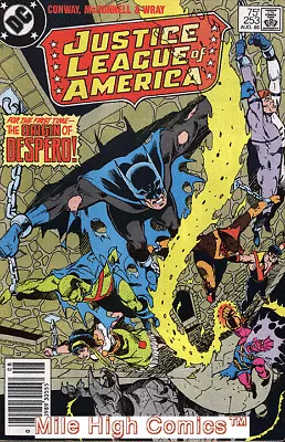 Buy JUSTICE LEAGUE OF AMERICA  (1960 Series)  (DC) #253 NEWSSTAND Very Fine Comics • 24.13£