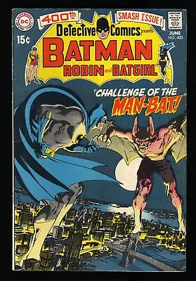 Buy Detective Comics #400 FN 6.0 1st Man-Bat! Neal Adams Cover! DC Comics 1970 • 237.10£