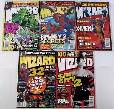 Buy Wizard The Comics Magazine Lot Of 5 #135,145,151,170,177 Wizard (2002) Comics • 16.45£