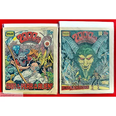Buy 2000AD Prog 194 195      2 New Year Comic Book Issues 10 1 81 UK 1981 (Lot 2889 • 10.79£