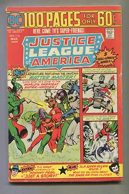 Buy Justice League Of America #116 VG/FN 100 Page First Johnny Peril DC Comics   SA • 7.89£