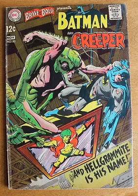 Buy 1968 The Brave And The Bold #80 Batman Creeper G/VG 3.0 DC Comic Book (C-$) • 16.16£