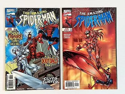 Buy Amazing Spider-Man #430 & #431 1st Cosmic-Carnage 1st Cover 1998 VF+ • 85£