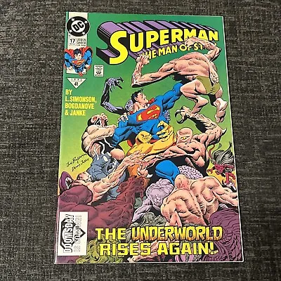 Buy Superman - The Man Of Steel - #17 - Nov 1992 - DC Comics - 1st Cameo Of Doomsday • 12.99£