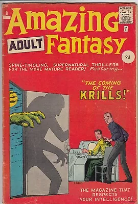 Buy Amazing Adult Fantasy 8 - 1962 - Ditko - Fine - REDUCED PRICE • 274.99£