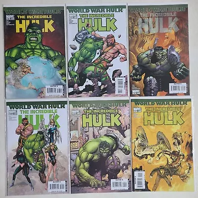 Buy INCREDIBLE HULK 106 107 108 109 110 111 World War Hulk Avg VFNM Marvel Comics • 23.71£